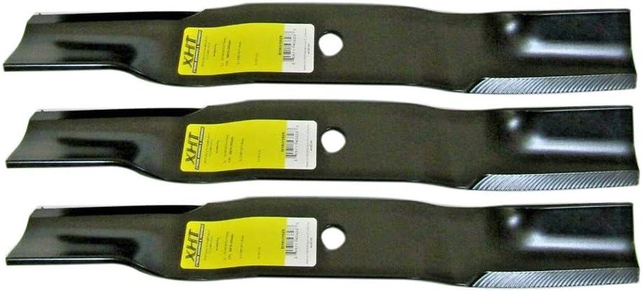 New K561734330 (3) REP Heavy Duty XHT Blades KUBOTA K5617-34330 54" Decks 23ZG 54GR fits RCK54-23ZG,RCK54GR,RCK54P-23BX + Free Lawn Care E-Book