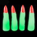 3 x Chochkees Glow-In-The-Dark Martian Spooky Fingers, 3" Inches long, Ideal for Halloween, Haunted Houses