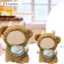 2 x 17cm Doll Clothes, Clothes for Dolls Outfit, Accessories for Dolls Clothes, Cute Clothes Set for Doll,No Doll Included(Khaki)