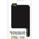 ZGear 5000 mAh Slim Dual Charging Port Power Bank - Black