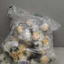 NUPTIO Artificial Flower Centerpieces for Tables: 10 Pcs Peachy Champagne & White Flower Ball Arrangement for Wedding Party  9.5 Inch Diameter Floral Rose for Bridal Shower Decor