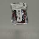 Vitodeco Leather Smar Key Fob Case Compatible with BMW 2, 3, 5, 6, 7 M Series, X1, X3, X4, X5, X6, X7 2014-2022 (Black/Red)