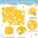 Oudain 191 Pcs Blue Dog Birthday Party Decorations Puppy Cartoon Party Supplies Set with Tablecloth Banner Plates Cups Napkins Cutlery Dog Themed Birthday Favors for 25 Guest