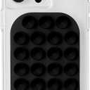 Case-Mate Adhesive Suction Cup Phone Mount - Hands-Free and Anti-Slip Sticky Grip - Strong 3M Adhesive - Content Creator Essential - Compatible with iPhone, Android, and Phone Cases - Black