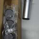 BSTKEY 4Pcs 4 Inch Aluminum Alloy Furniture Cabinet Legs - Adjustable Replacement Legs for Furniture Cabinet Foot Legs Sofa Bed Desk Table Feet Support, Silver