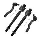 ASTARPRO - Front 4pc Tie Rods Replacement for 07-14 Ford Edge 07-15 Lincoln MKX, 4 Outer & Inner Tie Rod Ends 2007 2008 2009 2010 2011 2012 2013 2014 2015