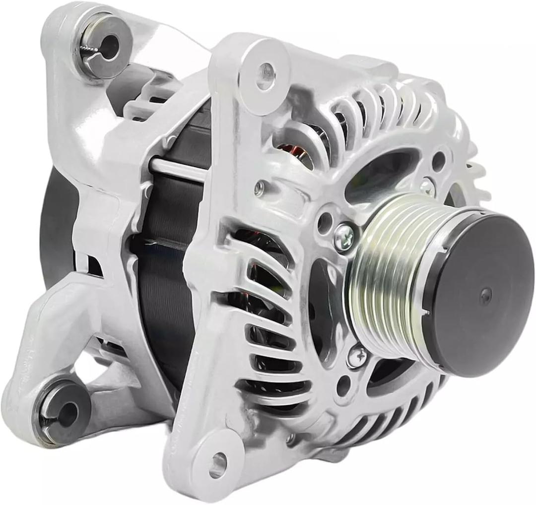 Alternator Replacement Compatible with Nissan Altima 2019 2020 2021 2022 Platinum, S, SL, SR, SV 2.5L L4 Gas, 12V 120A 6-Groove Pulley CW Replace 23100-6CA0A