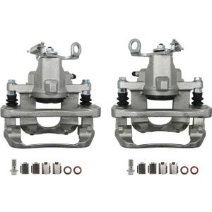 Chefull Rear Left Right Disc Brake Calipers With Bracket 18B5177 18B5176 Compatible For Dodge Journey 2009-2012