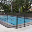 Pool Fence DIY by Life Saver Fencing Section Kit, 4 x 12-Feet, Brown