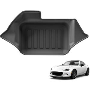 SMABEE Cargo Liner for Mazda MX-5 Miata 2016-2024 2025 2026, TPE All Weather Cargo Mat Trunk Mat for MX-5 2025 Accessories Interior Black