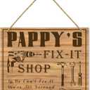 To My Dad Fathers Day Birthday Novelty Gifts for Dad from Son, Print Wall Art Tin Metal Sign Plaque Bar Pub Vintage Retro Wall Decor 8x12 Inch (Retro)