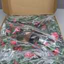 28Inch Christmas Wreath for Front Door, Artificial Real Touch Xmas Wreath with Warm Lights Faux Greenery Pinecone Berries for Outdoor Indoor Wall Table Home Holiday Christmas Front Door Decorations