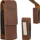 Blofinche Genuine leather Multitool Sheath for Leatherman Gerber Mens Multitool Holster EDC Belt Organizer (Dark Brown)