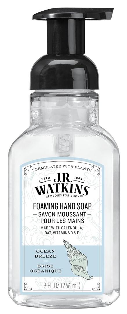 J.r. Watkins 20632 Foam Hand Soap, Ocean Breeze Scent, 9 Oz, Set of 3