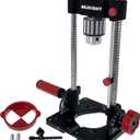 Milescraft 1348 Drill Mate PRO  Heavy-Duty Portable Drill Press Drilling Guide,  Chuck, Precision Drilling Jig Attachment for Drilling Angled or Straight Holes, Adjustable Drill Guide Attachment