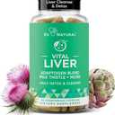 Vital Liver Cleanse Detox & Repair - 9-in-1 Liver Support Supplement - Milk Thistle, Artichoke Extract, Turmeric, Adaptogens - Optimal Liver Function and Digestive Health - 60 Vegetarian Soft Capsules, BB Date: 12/2027