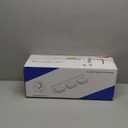 Modern LED Small Bathroom Lights Fixtures(3-Light),Stainless Steel Chrome Acrylic Wall Lighting, Vanity Lights for Bathroom Over Mirror(6000K 16in) (16.14 in)