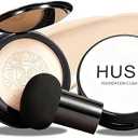 Hush Foundation for Older Women, 2026 New Mushroom Head Air Cushion CC Cream, Full Coverage Foundation for Older Women, BB Cream for All Skin Types (Natural)