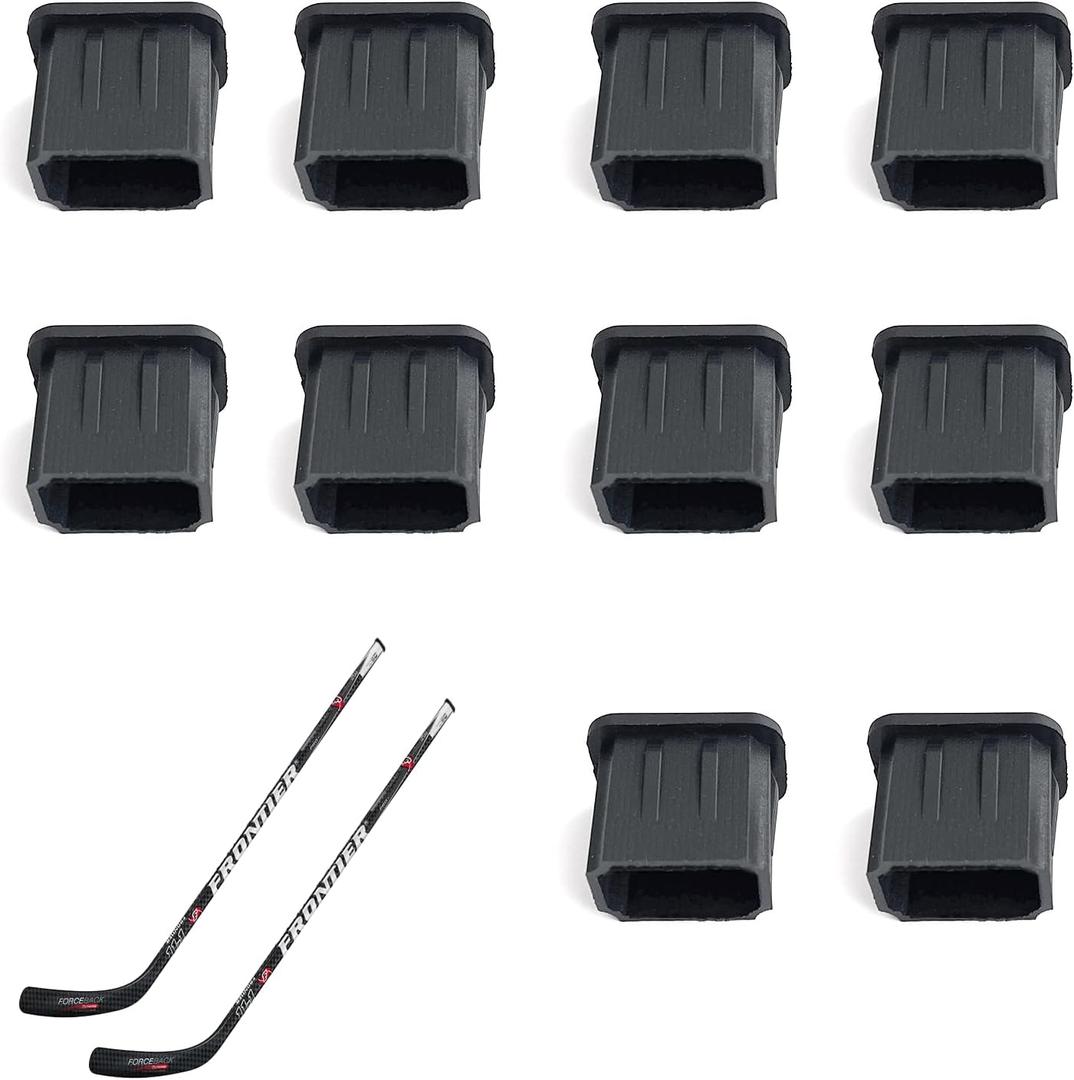 10 Pieces Hockey Stick End Plugs, Hockey Stick Butt End Caps
