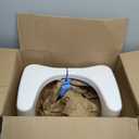 Squatty Potty Simple Curve Bathroom Toilet Stool 7" White