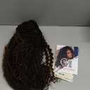 4/27 Kinky Curly 3 In 1 Half Wig 100% Human Hair 200 Density Wear Go Glueless Wigs Human Hair Afro Kinky Curly Headband Wig with Drawstring Seamless Clip Ins Flip Over Invisible Hairline 18 Inch