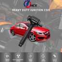 MCK Ignition Coil Packs UF648 & NGK Spark Plugs 97390 Set Compatible With Dodge Durango Avenger Journey Jeep Wrangler Grand Cherokee JK Challenger Dart Chrysler 300 3.6 3.6L V6 2011-2019 Set of 6