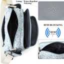 Large Crossbody Bags For Women, RFID, 3 Zipper Pockets, Wide Strap, For Travel, Commute