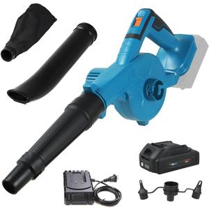 NEWONE Small Leaf Blower Cordless Compatible with Makita 18V Battery,157MPH/64CFM Lightweight Mini Hand Electric Leaf Vacuum for Lawn Care with Battery and Charger,2 Speed
