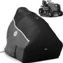 420D Riding Lawn Mower Cover, Waterproof Tractor Cover Heavy Duty Fits Decks up to 54",Universal fit for John Deere, EGO, Toro, Craftsman and More -72"L x 54"W x 46"H-Gray
