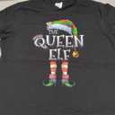 The Queen Elf Shirt Matching Family Christmas Elf Women Girl T-Shirt