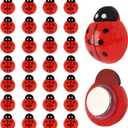 30 PCS Ladybug Fridge Magnets Cute Refrigerator Magnets Ladybug Decorative Sticker Locker Decorations for Whiteboard, Kitchen Fridge, Office, Dishwasher