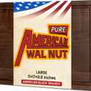 Heimlove Walnut Wood Cutting Board for Kitchen, 17"x11" Reversible Wooden Chopping Board with Deep Juice Grooves and Handles, Natural Walnut Wood Cutting Board for Chopping, Cheese, Vegetables