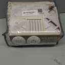 PleatedDrapes Semi Sheer Curtains 63 Inch Length 2 Panel Set for 64 inch Small Windows, Ceiling Track System Rustic Country Natural Linen Blend Light Filtering Curtains Privacy Pinch Pleated Back Tab