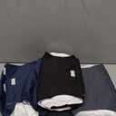 wegreeco Washable Dog Diapers - Washable Male Dog Belly Wrap - Pack of 3 - (Black, Charcoal, Navy, X-Large)