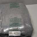 Easy Jute Rug 4x6 Indoor Outdoor Natural Rugs Solid Fiber Rug Woven Area Rug Boho Easy Clean Inside Carpet for Living Room Bedroom Dining Room Hallway or Outdoor Patio Porch (4 X 6 Silver)