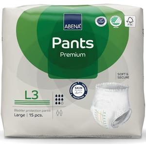 Abena Premium Incontinence Protective Underwear, Abena Pants, Pull-ups, Heavy Absorbency, Level 3, Large, 75 Count