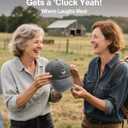 Gifts for Women Chicken Mom Hats for Women Wife Vintage Embroidered Chicken Hat, Chicken Accessories & Chicken Gifts, Adjustable Cute Baseball Caps for Women