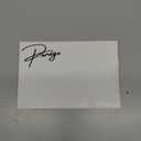 Parvigo 25 Pack Name Cards for Table Setting, Place Cards with Antique Gold Rose Wax Seal Sticker for Wedding, Table Tent Card Stock Handmade Decor for Party, Dinner, Home (Pearlized Wine Red)