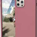 URBAN ARMOR GEAR [U] by UAG Designed for iPhone 12 Pro Max Case [6.7-inch Screen] Case DOT Slim Fit Lightweight Stylish Pattern Impact Resistant Protective Phone Cover, Dusty Rose
