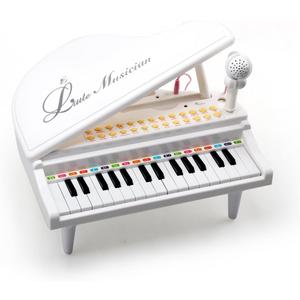 Amy&Benton Piano Keyboard Toy for Toddlers - 31 Key Baby Piano - White - Ages 3-4
