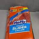Hefty Slider Freezer Kitchen Storage Bags, Gallon Size, 56 Count