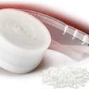 Juexica Transparent Wave Curtain Tape, 25 Meter 350 Hooks Ripple Fold Tape for Curtains and Drape Accessories (27 Yards)