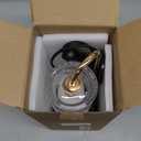 Candle Warmer Lamp, Candle Lamp Wax Warmer, Timer & Dimmer 7-Levels, Fits Cup Jar Candle, Top Melting, Crystal Heater Lamp for Scented Wax, Elegant Home Decor, Clear Glass