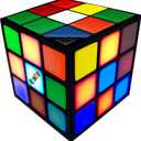 Rubik's Portable Light-Up Cube Speaker