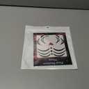 Tiger Face Sticker Set, Black Stripes with Pink Nose Design,Halloween Headpiece Stick On (Black White Pink)