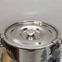 YinCukiEle 15 Lbs Stainless Steel Dog Food Storage Container with Scoop