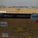 GABRYLLY Ergonomic Office Chair, High Back Home Desk Chair with Headrest, Flip-Up Arms, 90-120 Tilt Lock and Wide Cushion, Big and Tall Mesh Chairs for Man Woman, Grey Task Chair