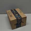 Fulmoon 17 Pcs Car Seat Cover Full Set for Women Fluffy Fuzzy Car Accessories Christmas Front Rear Steering Wheel Fleece Handbrake Shift Covers Hanging Accessory Holder Ring Emblem(Blue Black)