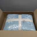 King Coastal Quilt Bedding Set, Summer Coastal Quilt with Shams, Beach 3-Piece Reversible All Season Bedspread Quilt Set. Lightweight Nautical Quilted Coverlet. Fenwick Collection, Ether Blue.