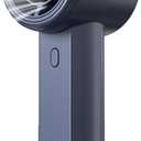CIBAIL Mini Fan Portable Handheld - USB Rechargeable, 3 Speeds, 3H Max Cooling, Ultra Quiet, Lightweight Pocket Fan for Travel, Office, Home (Blue)